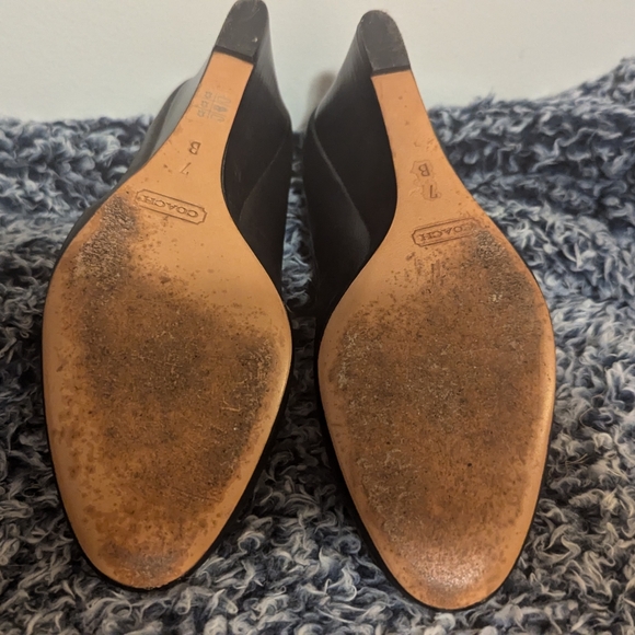 Coach Leather Wedges - Picture 8 of 8